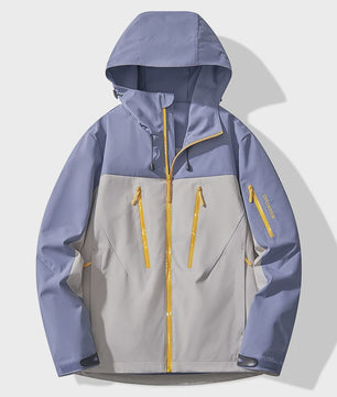 Unisex Waterdichte Outdoor Jas - Winddicht & Ademend voor Wandelen, Kamperen & Sport
