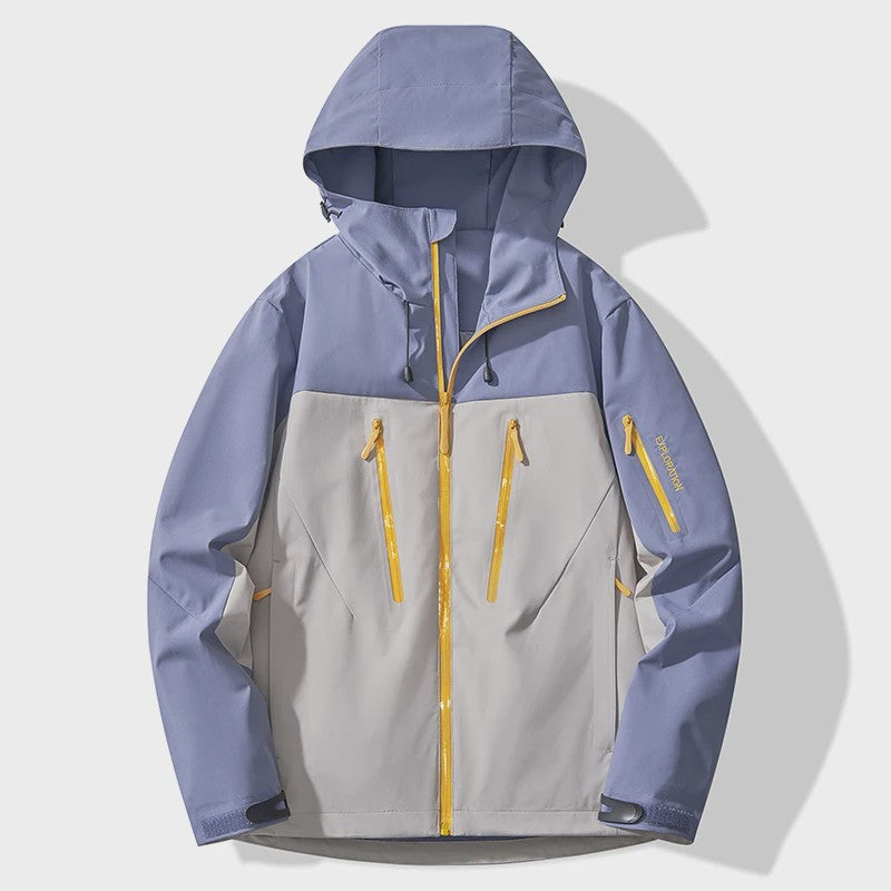 Unisex Waterdichte Outdoor Jas - Winddicht & Ademend voor Wandelen, Kamperen & Sport