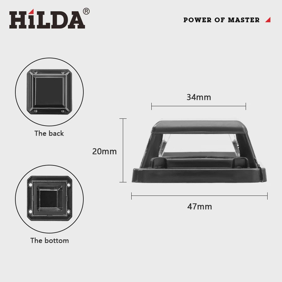 HILDA Laser Glas Beschermkap - Universeel voor 4D Laserwaterpassen