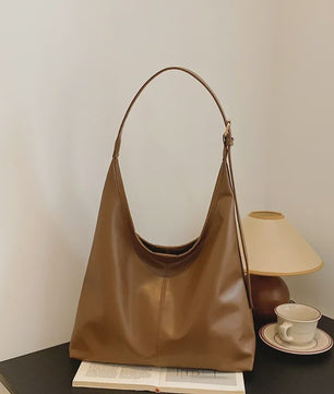 Ruime Vintage Hobo Tas Dames - Stijlvolle Schoudertas voor Dagelijks Gebruik