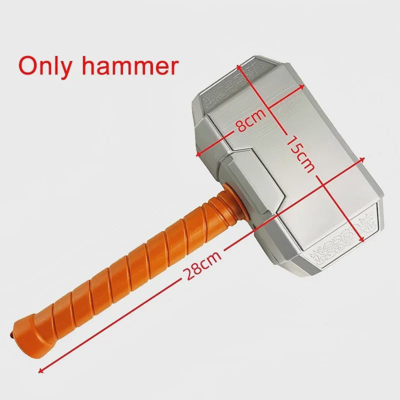 Thor Muscle Held Cosplay Kostuum Compleet met Mjölnir Hamer - Kinderen Halloween & Carnaval
