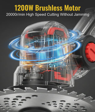 Krachtige Accu Grastrimmer 21V - 2000W Snoerloze Bosmaaier met 2x 4000mAh Accu's & Wielondersteuning