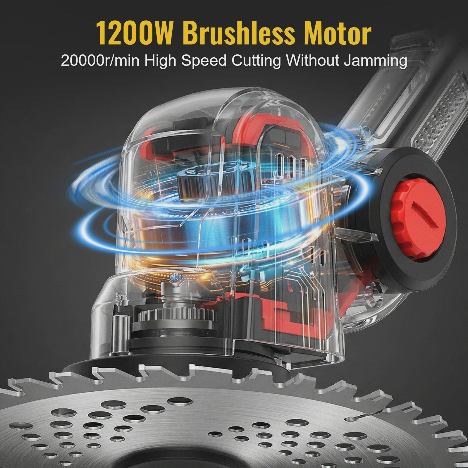 Krachtige Accu Grastrimmer 21V - 2000W Snoerloze Bosmaaier met 2x 4000mAh Accu's & Wielondersteuning