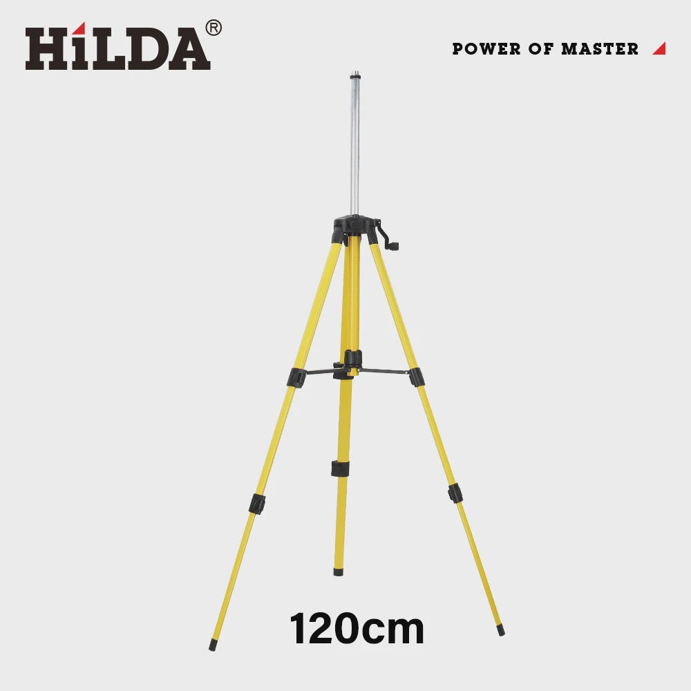 HILDA Aluminium Laser Statief - 1.2m Verstelbaar Hoogte Statief met 5/8" Schroefdraad