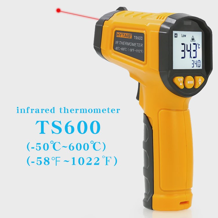HYTAIS TS380/TS600 Infrarood Thermometer - Contactloze Temperatuurmeter