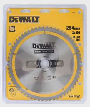 DEWALT Hardmetalen Zaagbladen voor Hout - 216/254/305MM - 40/60/80T
