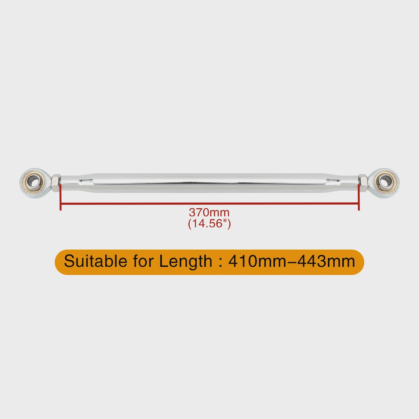 Universele Motor Schakelstang Linkage - 50mm tot 370mm - Verstelbaar
