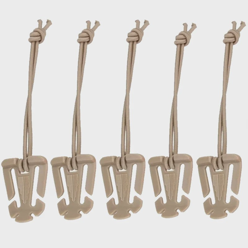 5-delige Rugzak Gesp Karabijnhaak Clips - Outdoor Nylon Camping Tas Hanger