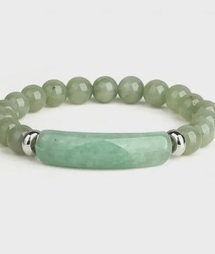 Handgemaakte Edelsteen Armband met Turquoise & Malachiet - Energie & Yoga