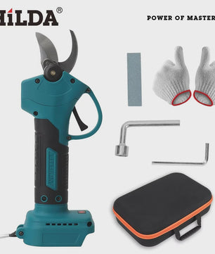 HILDA Accu Snoeischaar - Krachtige Snoeischaar voor Tuin en Fruitbomen (500W, Borstelloze Motor)