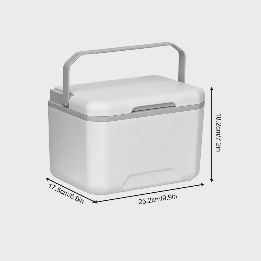 Draagbare Camping Koelbox 5L met Handvat - Geïsoleerd en Lekvrij