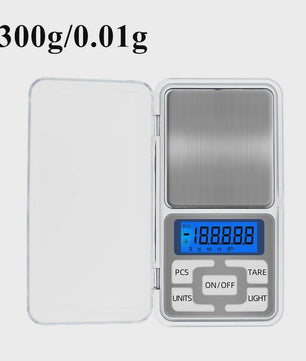 Precisie Digitale Weegschaal - Luxe RVS Platform met LCD Display