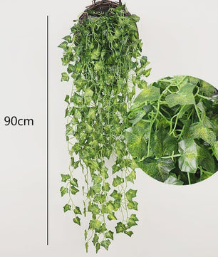 Kunstplant Hangplant Boston Varen 80cm - Decoratieve Nep Plant voor Binnen en Buiten