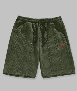 Heren Casual Shorts met Koord - Wit, Ademend & Los - 5 Inch Binnenbeenlengte