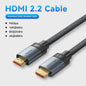 Vention HDMI 2.2 Kabel - 16K 60Hz Ultra High Speed 96Gbps voor PS5, TV, Laptop - Dolby Vision & 8K 240Hz
