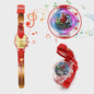 Kinderhorloge met Licht & Geluid: Spider-Man, Iron Man & Captain America