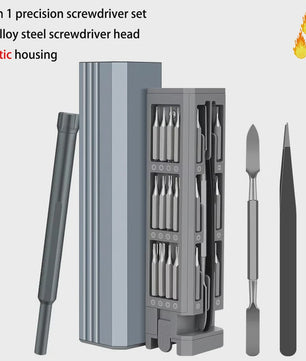Multifunctionele Precisie Schroevendraaier Set 46-in-1 voor Telefoon, Laptop & Elektronica Reparatie