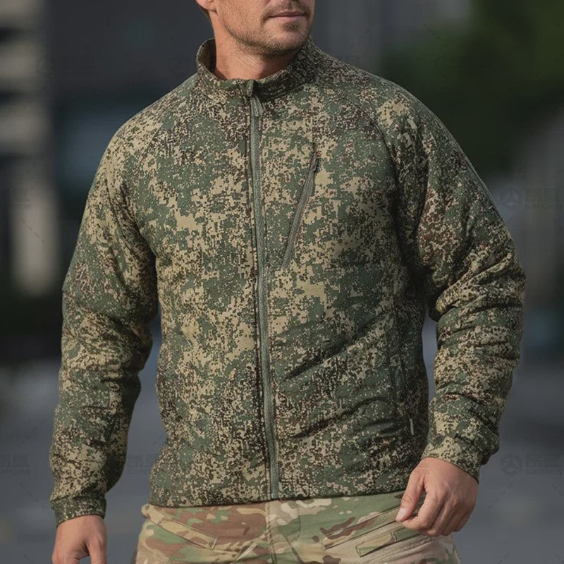 Heren Herfst Winter Gevoerde Jas - Tactisch Camouflage Outdoor Winddicht Thermisch