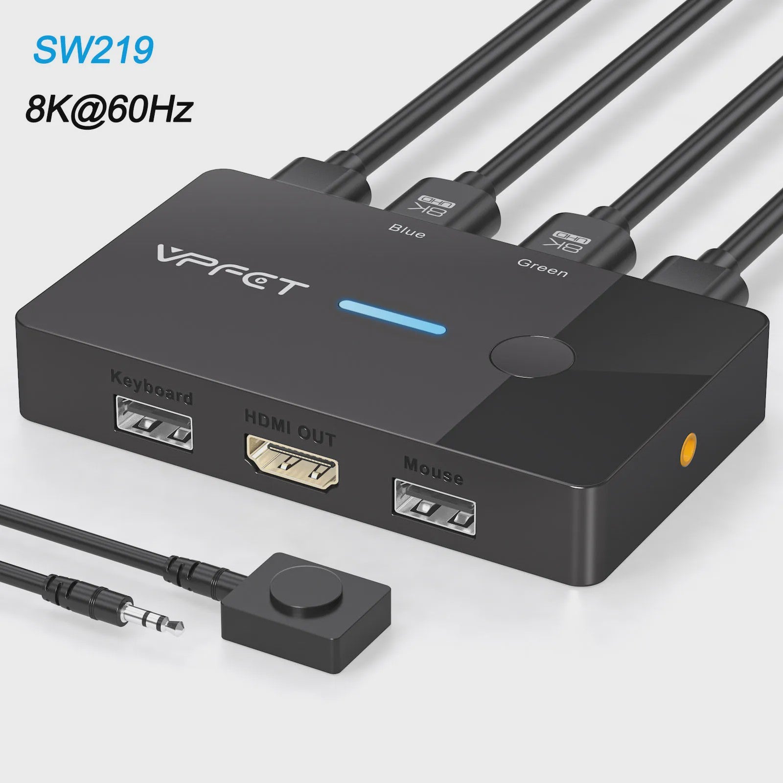4K 60Hz HDMI KVM Switch: Deel 1 Monitor, Toetsenbord & Muis tussen 2 Computers
