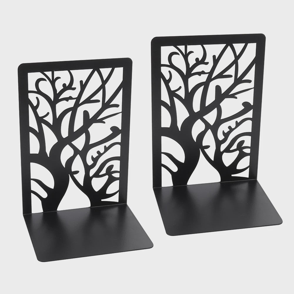 Decoratieve Levensboom Boekensteunen - Stijlvolle Boekenhouders voor Bureau en Thuis