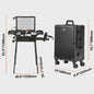 Professionele Make-up Koffer met Werkbank, Verrijdbaar en Extra Groot