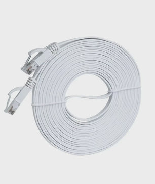 Cat 6 Flat Ethernet Kabel - 1Gbps Hoge Snelheid Netwerkkabel met Vergulde RJ45 Connectoren