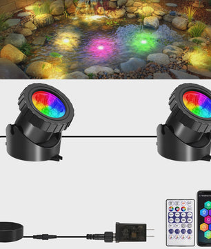 Waterdichte RGB LED Spot Verlichting voor Vijver & Fontein - App & Afstandsbediening