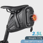 Waterdichte Fiets Zadel Tas met Reflecterende Strepen & Slimme Verlichting