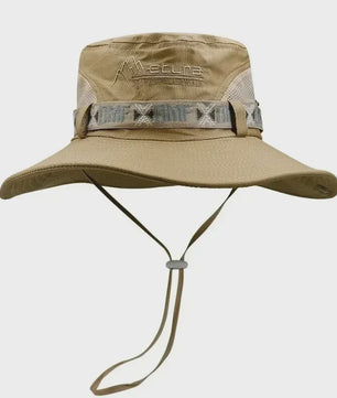 Herfst/Winter Heren Bucket Hat - UV Bescherming, Mesh Panterhoed voor Buitenactiviteiten