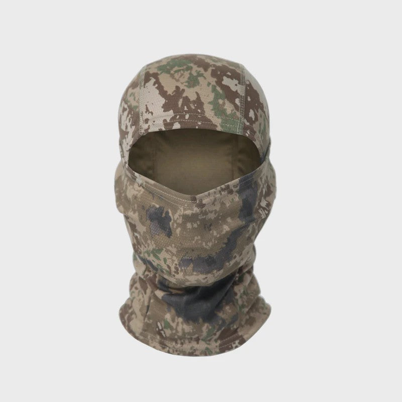Camouflage Balaclava Volledig Gezicht Masker - Ademend, UV-beschermend voor Outdoor Sporten
