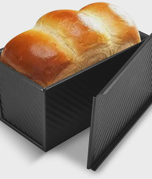 Pullman Broodvorm met Deksel - 1 lb Non-Stick Koolstofstaal voor Toast & Cake