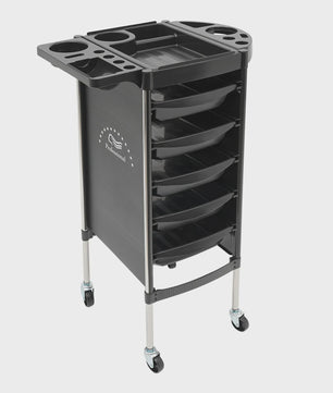 6-Laags Salon Trolley met Wielen - Ideaal voor Kappers, Schoonheidssalons & Dierenwinkels