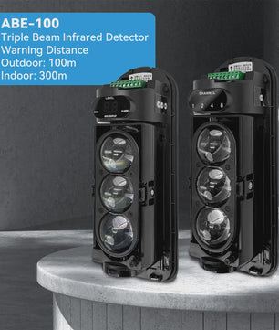Meian Focus Dubbele/Triple Infrarood Straalsensor - IP65 Waterdicht voor Villa en Boerderij