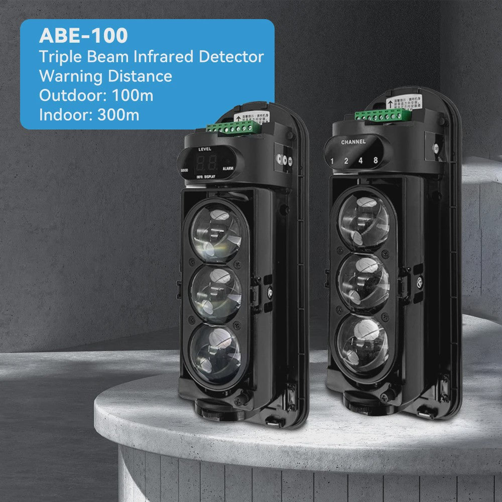 Meian Focus Dubbele/Triple Infrarood Straalsensor - IP65 Waterdicht voor Villa en Boerderij