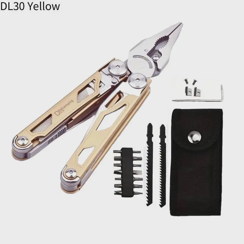 Daicamping DL30 Multifunctioneel Multitool Zakmes met Tang - EDC Handgereedschap