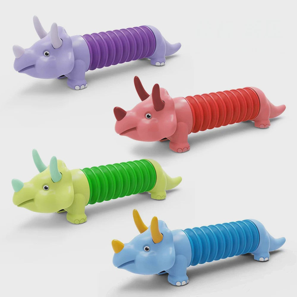 Fidget Pop Tubes Dieren: Dinosaurussen, Dolfijnen, Honden & Haaien - Stressverlichters voor Kinderen