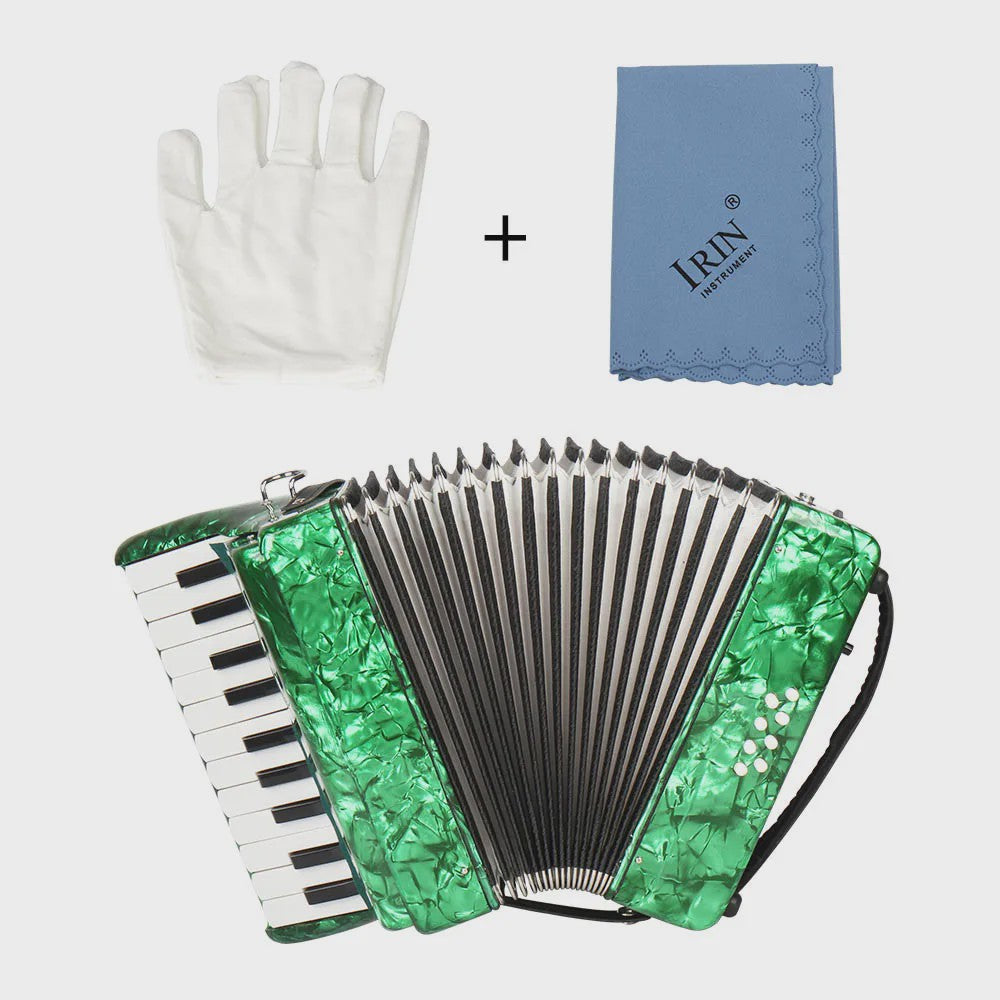 IRIN AR-80 Accordeon - 22 Toetsen, 8 Bassen - Professioneel Instrument