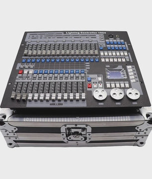 Professionele DMX 512 Lichtcontroller Console met Flight Case - 1024 Kanalen