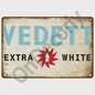 Vintage Metalen Bord - Decoratieve Wanddecoratie voor Pub, Keuken, Bar & Man Cave