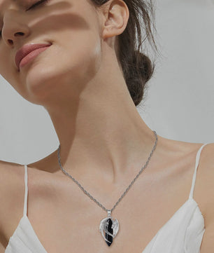 Obsidiaan Draak Ketting - Vintage Kristal Hanger met Spirituele Kracht voor Mannen en Vrouwen