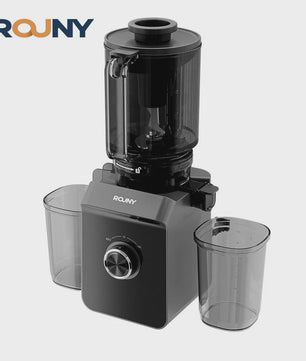 ROUNY Slow Juicer: Filter-Free Cold Press met Extra Brede 130mm Invoer & Eenvoudige Reiniging