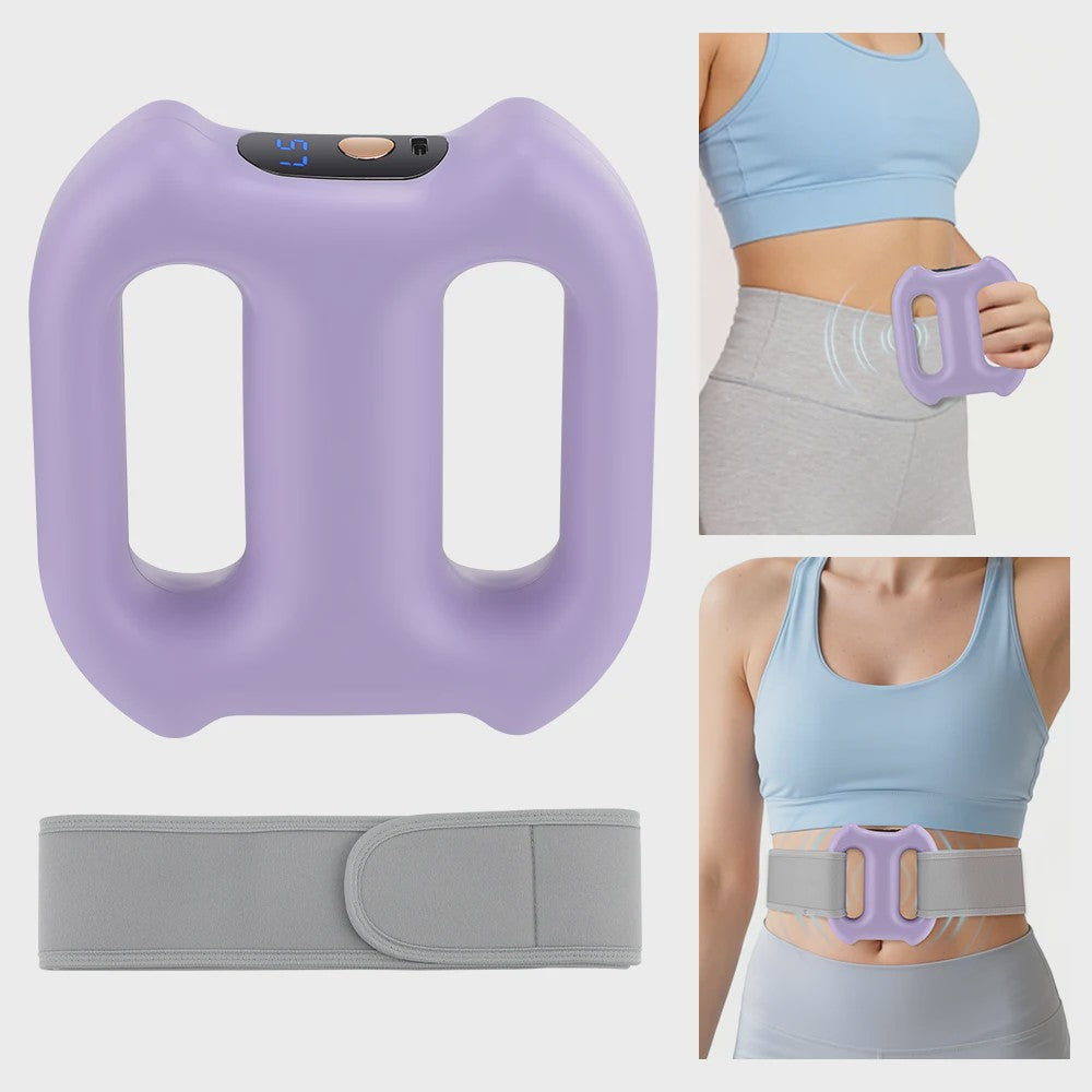Elektrische Fascia Ring Massager met Band - 3 Modi, 5 Snelheden voor Spierontspanning & Lichaamsvorming