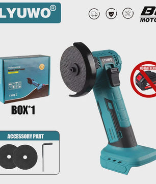 Draadloze Haakse Slijper 3 Inch - Krachtig Gereedschap voor Metaal, Hout & Auto Reparatie