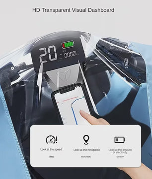 Universele Regenjas Poncho met Capuchon voor Elektrische Scooters en Fietsen