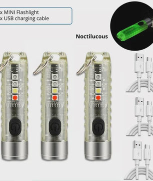 Compacte Mini Zaklamp met Type-C Opladen, Magnetisch & Waterdicht