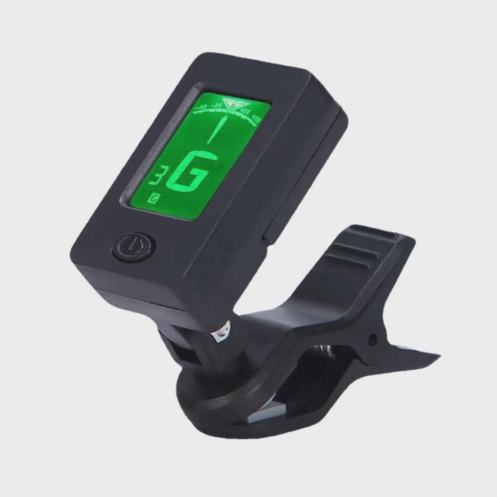 Professionele Clip-On Gitaartuner met 360° Draaibaar LCD Scherm - Voor Gitaar & Ukulele
