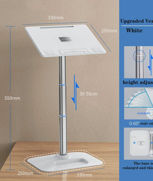 Verstelbare en Opvouwbare Laptopstandaard voor Macbook, Xiaomi & Tablets - Ergonomisch & Koelend