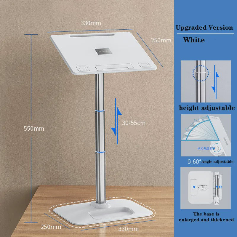 Verstelbare en Opvouwbare Laptopstandaard voor Macbook, Xiaomi & Tablets - Ergonomisch & Koelend