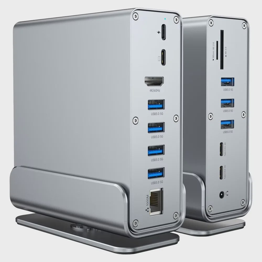 15-in-1 USB-C Docking Station met 4K60Hz, PD 100W en Gigabit Ethernet