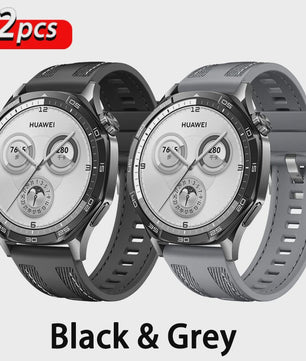 22mm Nylon & Siliconen Horlogeband voor Huawei Watch GT/Pro (46mm)
